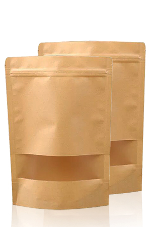 Paper Bag Brown Himalayan salt Stand Up Paper Bag