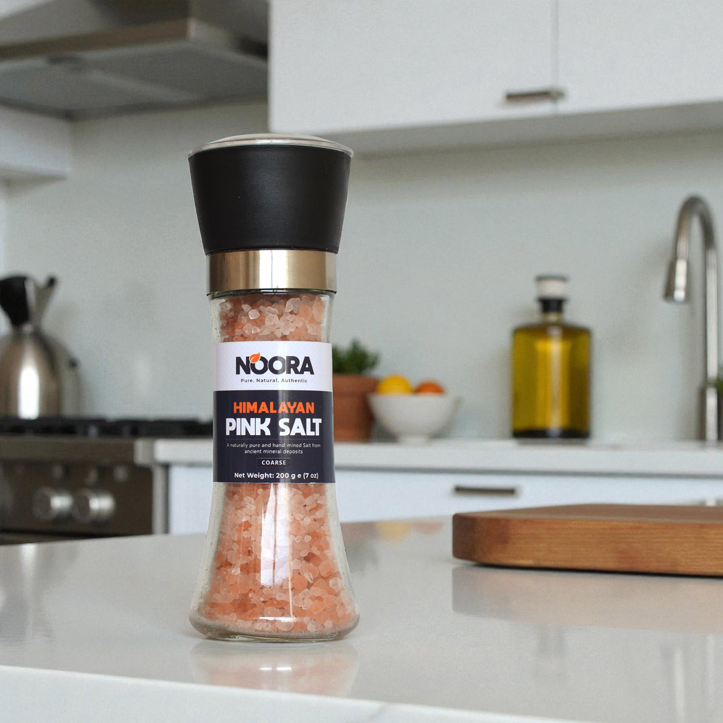 Himalayan pink salt Glass grinder